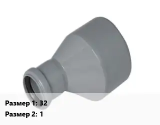 Переход ПП-полипропилен 32х1"